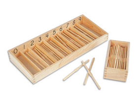 Betzold Stäbchen-Box mit 19 cm langen Stäbchen