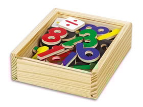 Betzold Magnetzahlen aus Holz, 37-tlg.
