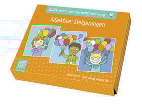 Bildkarten zur Sprachförderung: Adjektive: Steigerungen