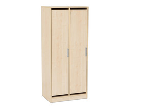 Flexeo® Garderobenschrank „Armadio“, 2 Türen, mit Fachböden, Höhe 154,8 cm