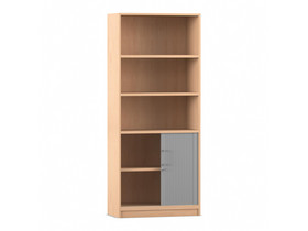 Flexeo® Rollladenschrank, 5 Fächer = 5 Ordnerhöhen