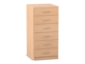 Flexeo® Schrank, 6 kleine Schubladen, Breite 48,1 cm