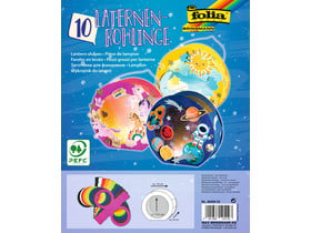 folia Rundlaternen-Rohlinge, Ø 19 cm, 10 Stück