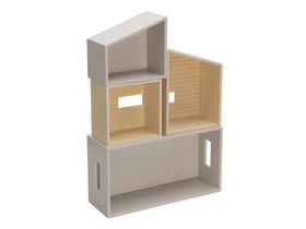 Betzold Modulares Puppenhaus, 4-teilig