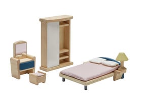 PLANTOYS Puppenhausmöbel „Schlafzimmer“