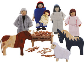 Biegepuppen „Kleine Weihnachtsgeschichte“, 9-teilig