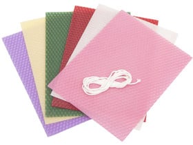 Betzold Bienenwachs-Bastelset, 6 Farben