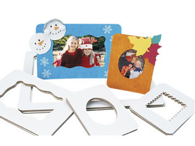 Blanko-Bilderrahmen DIY-Set, 48 Stück