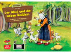 Kamishibai Bildkarten Der Wolf und die sieben Geisslein