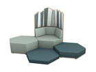 Betzold Sechseck Lounge Set 4