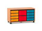 Flexeo® Regal 3 Reihen 2 grosse Boxen 8 kleine Boxen