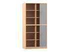 Flexeo® Rollladenschrank 12 Fächer Mittelwand 2 Türen Breite 94 4 cm