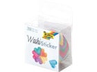 folia Washi Sticker bunte Herzen