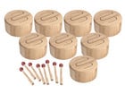 Kinder Schlitztrommel Set 8 Stück