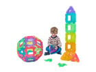 POLYDRON Konstruktions Set Transparent 120 teilig