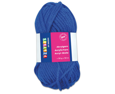 Bodhi2000 Grobes Acrylgarn (100g) In Dunkelblau – Weich, Für Handstricken & Häkeln, Garnstärke Ca. 7 Mm