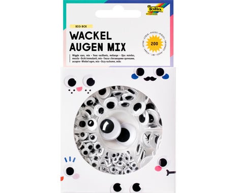 folia Wackelaugen selbstklebend 200 Stück