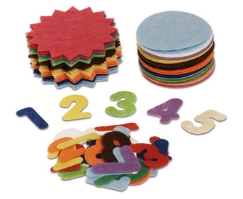 Filzzahlen für den Adventskalender