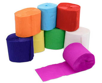 Krepppapier Rollen 8 Stück