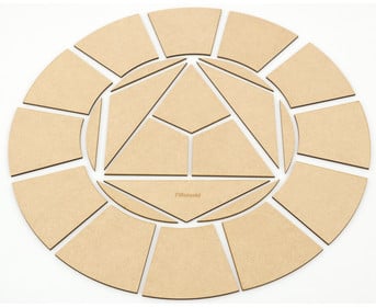 Betzold MDF Farbkreis Ø 40 cm blanko
