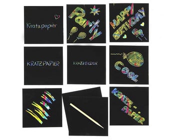 Kratzpapier 8 5 x 8 5 cm 24 Blatt