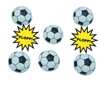 Fussball Spring Plopper 6er Set