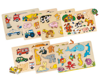 goki Steckpuzzle 7er Set