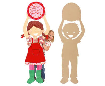 Betzold Kinderschilder zum Selbstgestalten 2er Set
