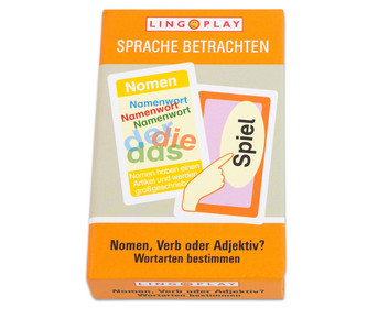 Sprache betrachten Nomen Verb oder Adjektiv? Wortarten bestimmen
