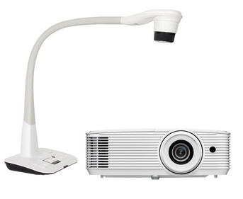 Optoma OHP 2 0 EH401 Full HD Beamer + DC450 Dokumentenkamera