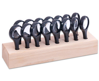Betzold Lupenständer mit 15 Lupen