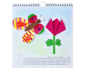 Blanko Kalender quadratisch 3 Stück