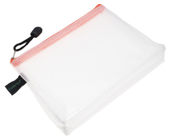Reissverschlussbeutel mit Dehnfalte ohne PVC 3 Stück transparent