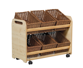 Aufbewahrungsregal 6 Boxen oder Körbe
