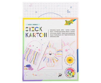 Ausnäh oder Stickkarton 40 Blätter