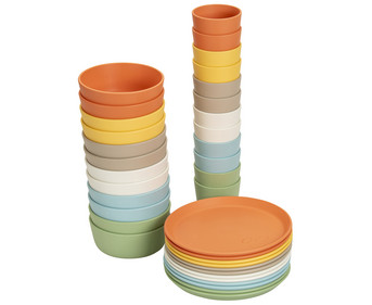 Betzold Geschirr Set aus biobasiertem treeNside Material 36 teilig