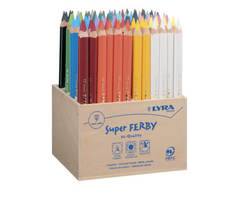 LYRA Super Ferby® 96 Stück im Holzaufsteller