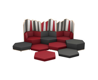 Betzold Sechseck Lounge Set 10