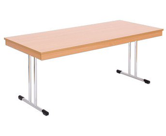 Klapptisch 120 x 70 cm T Fuss Gestell