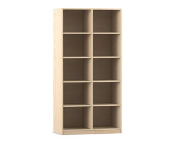 Flexeo® Regal 2 Reihen 10 Fächer hoch Breite 94 4 cm