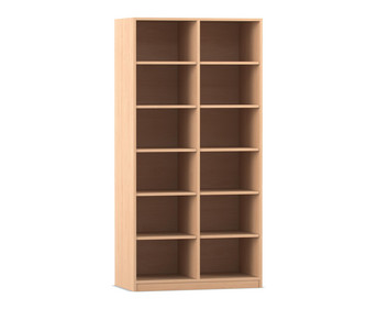 Flexeo® Regal 2 Reihen 12 Fächer Breite 94 4 cm