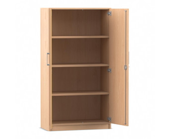 Flexeo® Drehtüren Schrank 4 Fächer = 4 Ordnerhöhen