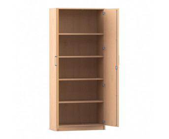 Flexeo® Drehtüren Schrank 5 Fächer = 5 Ordnerhöhen