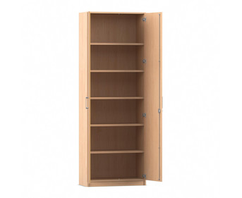 Flexeo® Drehtüren Schrank 6 Fächer = 6 Ordnerhöhen