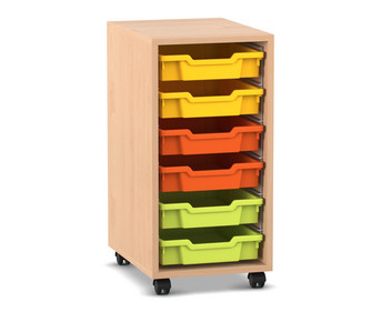 Flexeo® Regal PRO 1 Reihe 6 Boxen Gr S