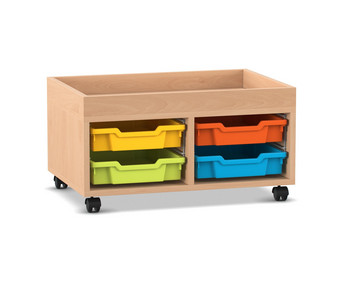 Flexeo® Regal PRO 2 Reihen 2 Boxen Gr S Aufkantung