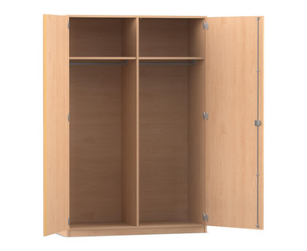 Flexeo® Garderobenschrank mit beidseitiger Garderobe