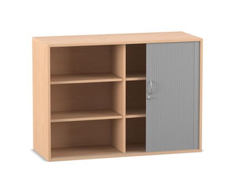 Flexeo® Rollladen Aufsatzschrank 6 Fächer Breite: 126 4 cm