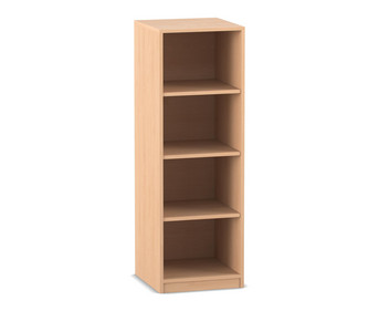 Flexeo® Regal 1 Reihe 4 Fächer Breite 48 1 cm