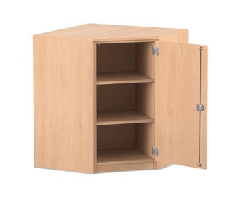 Flexeo® Eckschrank 3 Fächer 1 Tür